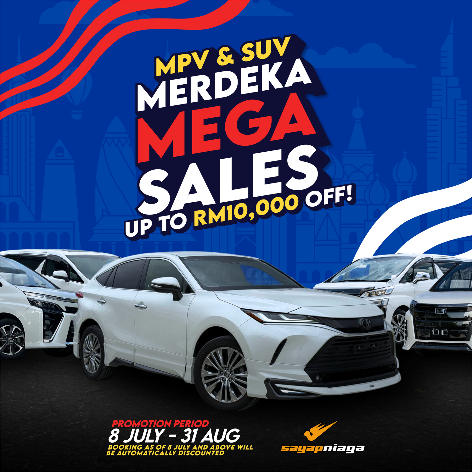 MPV & SUV Merdeka Mega Sales!
